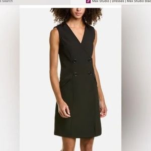 Max Studio Double Breasted Tuxedo dress Sz XL NWT